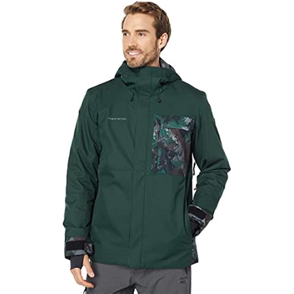 NWT!! Obermeyer Insulated Ski / Snowboard Jacket Night Ops Mens Size XL - Picture 1 of 15